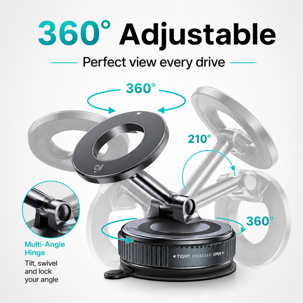 MagnoGrip 360 adjustable view