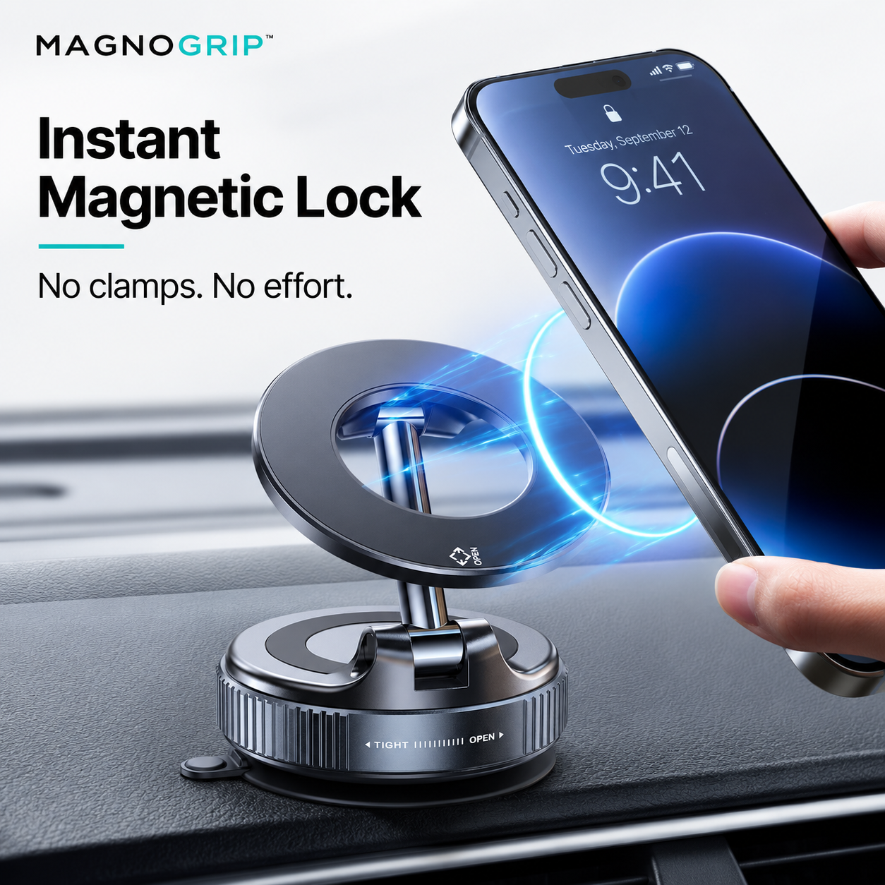 MagnoGrip instant magnetic lock